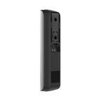 Detector de geam spart wireless Ajax GlassProtect negru, raza 9 m, intrare contact cablat, Grad 2