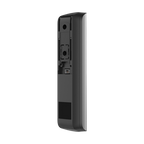 Detector de geam spart wireless Ajax GlassProtect negru, raza 9 m, intrare contact cablat, Grad 2