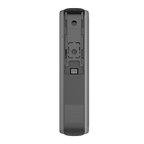 Detector de geam spart wireless Ajax GlassProtect negru, raza 9 m, intrare contact cablat, Grad 2