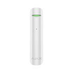 Detector de geam spart wireless Ajax GlassProtect alb, raza 9 m, intrare contact cablat, Grad 2