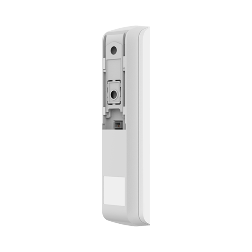 Detector de geam spart wireless Ajax GlassProtect alb, raza 9 m, intrare contact cablat, Grad 2