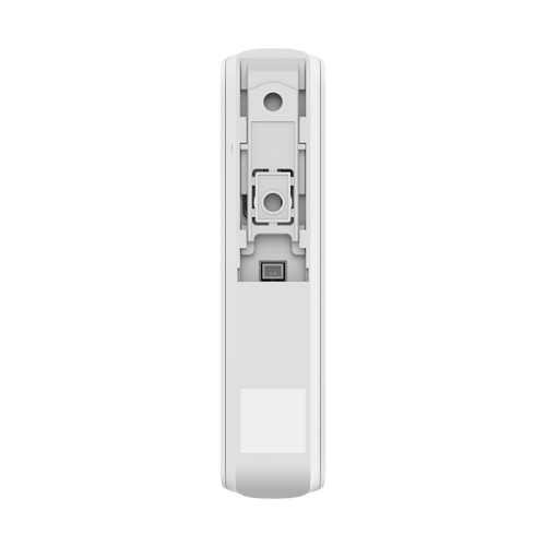 Detector de geam spart wireless Ajax GlassProtect alb, raza 9 m, intrare contact cablat, Grad 2