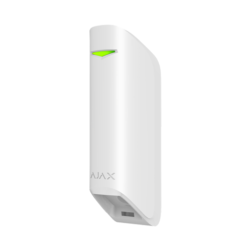 Detector de miscare tip cortina wireless Ajax MotionProtect Curtain alb, 6-15 m, IP54, Grad 2