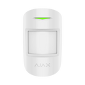 Detector de miscare wireless Ajax MotionProtect Plus alb, PIR + microunde 24 GHz, 12 m, Grad 2