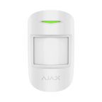 Detector de miscare wireless Ajax MotionProtect Plus alb, PIR + microunde 24 GHz, 12 m, Grad 2