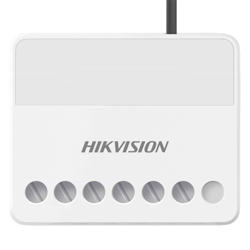 Modul releu wireless Hikvision AX PRO DS-PM1-O1L-WE, contact NO/NC 36V DC 5A, alimentare 7-24V