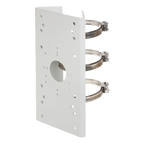 Suport de stalp Hikvision DS-1275ZJ-SUS pentru camere si doze, coliere 67-127 mm, max 10 kg, otel