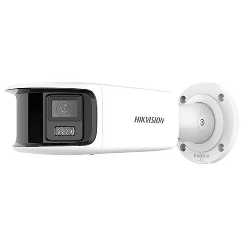 Camera IP bullet 4K Hikvision ColorVu DS-2CD2T87G2P-LSU-SL, panoramica 180 grade, color noaptea 40 m