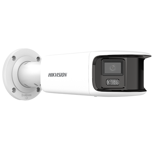 Camera IP bullet 4K Hikvision ColorVu DS-2CD2T87G2P-LSU-SL, panoramica 180 grade, color noaptea 40 m