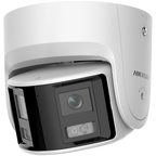 Camera IP turret 4MP Hikvision DS-2CD2347G2P-LSU-SL, panoramica 180 grade, color noaptea 30 m