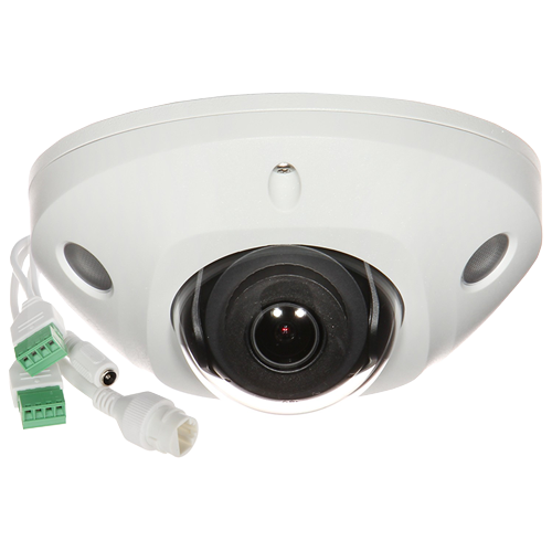 Camera IP dome 4MP Hikvision AcuSense DS-2CD2546G2-IS, lentila 2.8 mm, IR 30 m, microfon, microSD