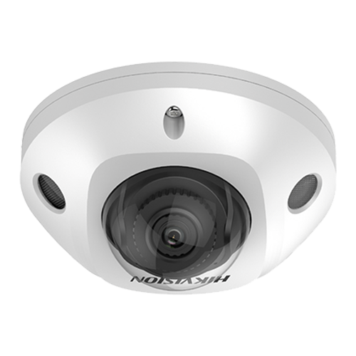 Camera IP dome 4MP Hikvision AcuSense DS-2CD2546G2-IS, lentila 2.8 mm, IR 30 m, microfon, microSD