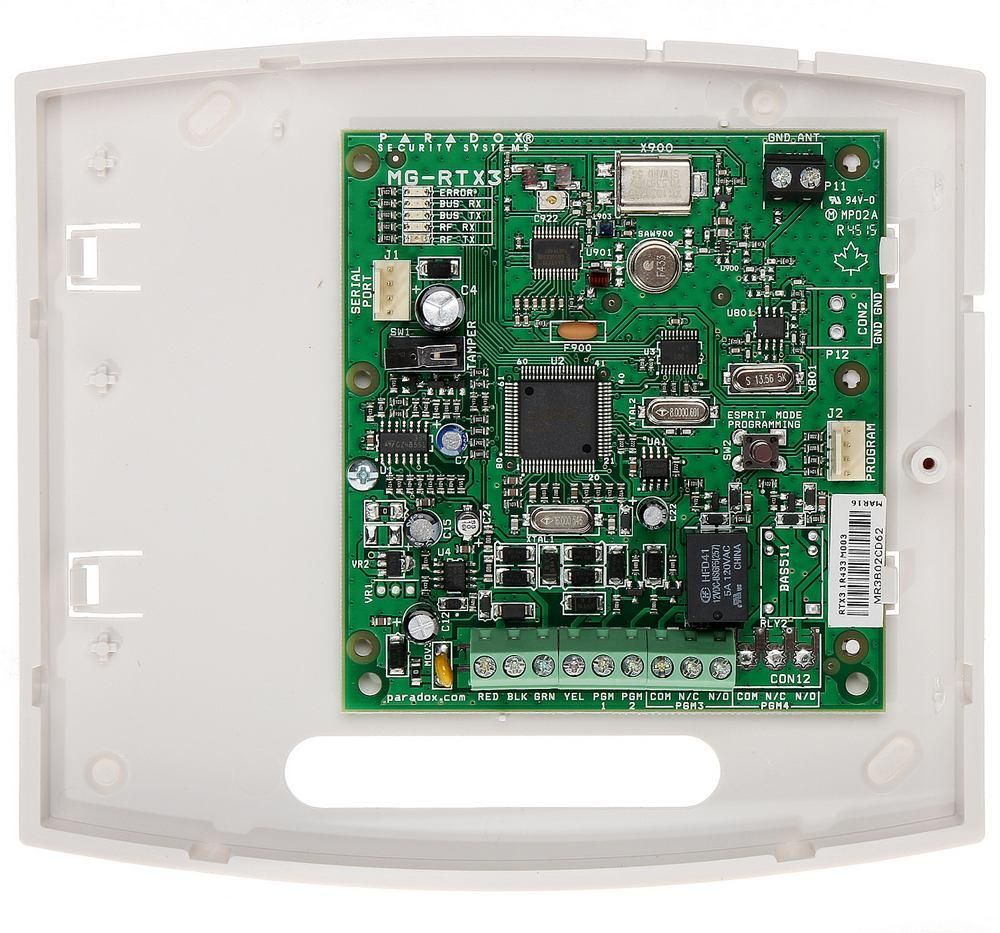Modul radio de extensie Paradox RTX3, 32 zone wireless bidirectionale, pentru Spectra si EVO