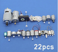 Set de 22 micromotoare electrice de curent continuu 1-24V