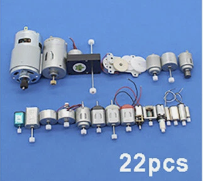 Set de 22 micromotoare electrice de curent continuu 1-24V