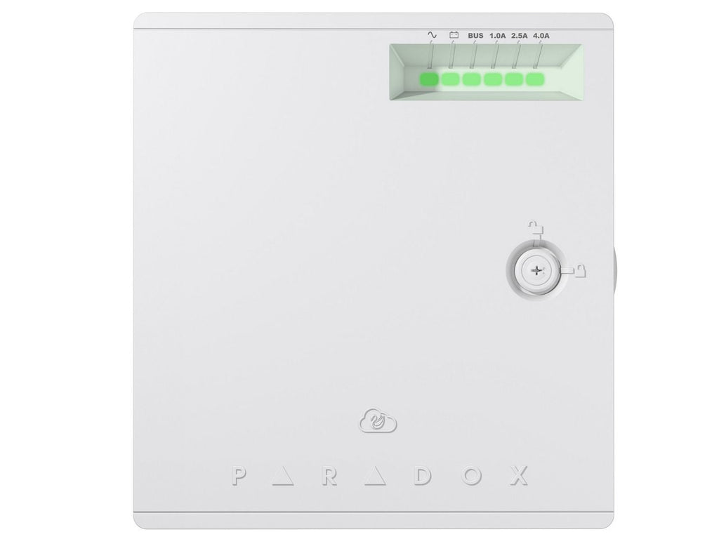 Sursa de alimentare supervizata Paradox PS45, 75 W, 100–240 V, iesire 15 V, pentru EVO, SP, MG