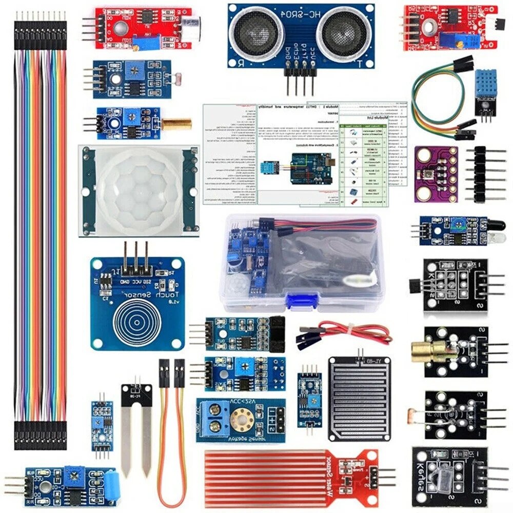 Kit 22 Senzori și Module pentru Arduino și Raspberry Pi