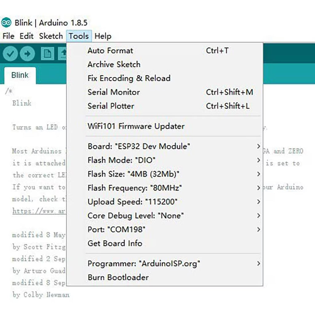 Placa de dezvoltare ESP-WROOM-32D, WiFi 2.4GHz, Bluetooth