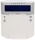 Centrala alarma hibrida Paradox MG5050+ cu tastatura LCD K32LCD+, telecomanda REM2, cutie si traf