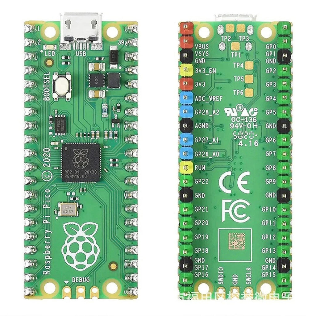Kit Starter Raspberry Pi Pico cu Breadboard, LCD 1602 și Servo SG90