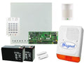 Kit alarma cablat Paradox SP5500 cu tastatura K10, senzor 476+, contact si sirena exterioara