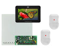 Kit alarma Paradox SP4000 cu tastatura touchscreen TM50 si 2 senzori NV5 cu suport, cutie si traf