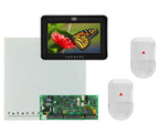 Kit alarma Paradox SP4000 cu tastatura touchscreen TM50 si 2 senzori NV5 cu suport, cutie si traf