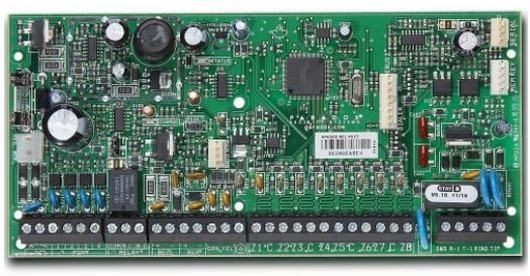 Centrala alarma Paradox Spectra SP6000 cu tastatura LED K32+, cutie si traf, 8 zone, 2 partitii