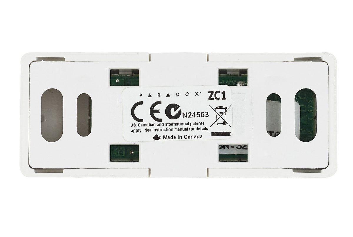 Contact magnetic adresabil Paradox ZC1 pentru usa sau fereastra, 1 zona pe magistrala Digiplex EVO