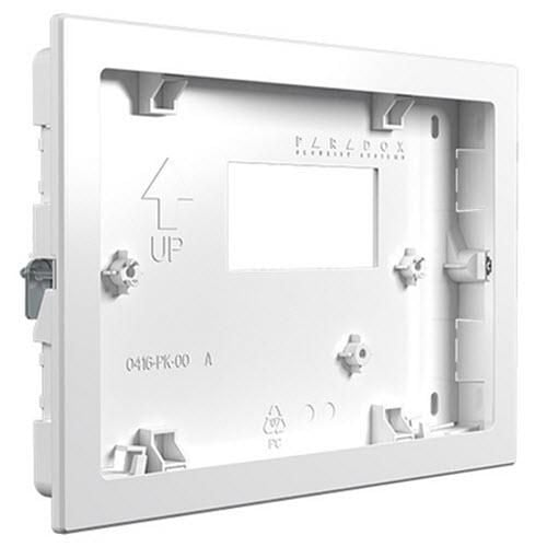 Rama alba Paradox TM70WB pentru montajul ingropat in perete al tastaturii touchscreen TM70