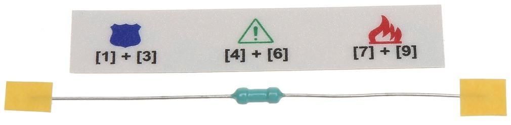 Tastatura alarma LED Paradox K636 cu 10 zone, cablata, pentru centrale Spectra si Magellan