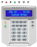 Tastatura alarma LCD Paradox K32LCD+ cu 32 de zone si meniu in romana, pentru Spectra si Magellan