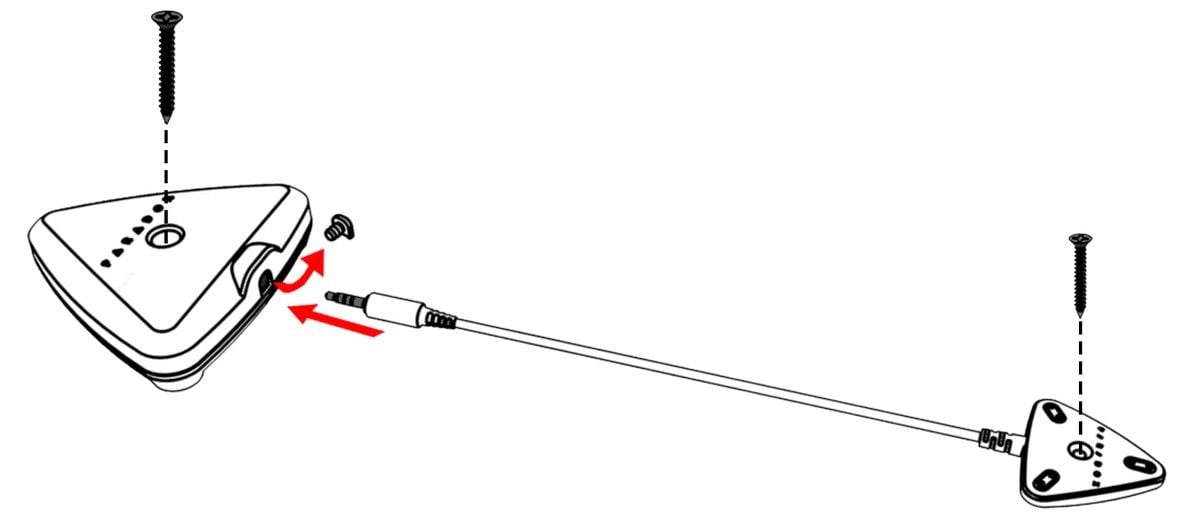 Detector de inundatie wireless Paradox WD1, bidirectional, cu buzzer si LED, IP67, pentru Magellan